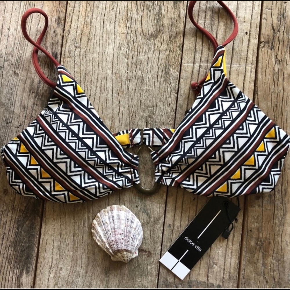 NWT Dolce Vita Henna bikini top